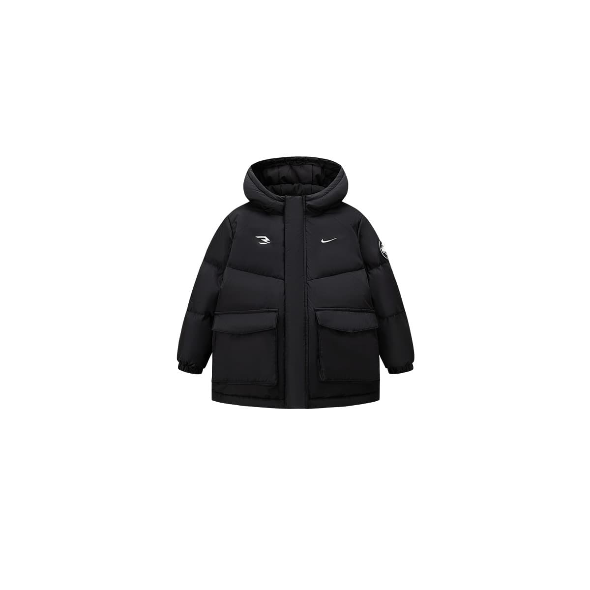 Nike Глубокий Черный Kids Пуховики - изображение 1