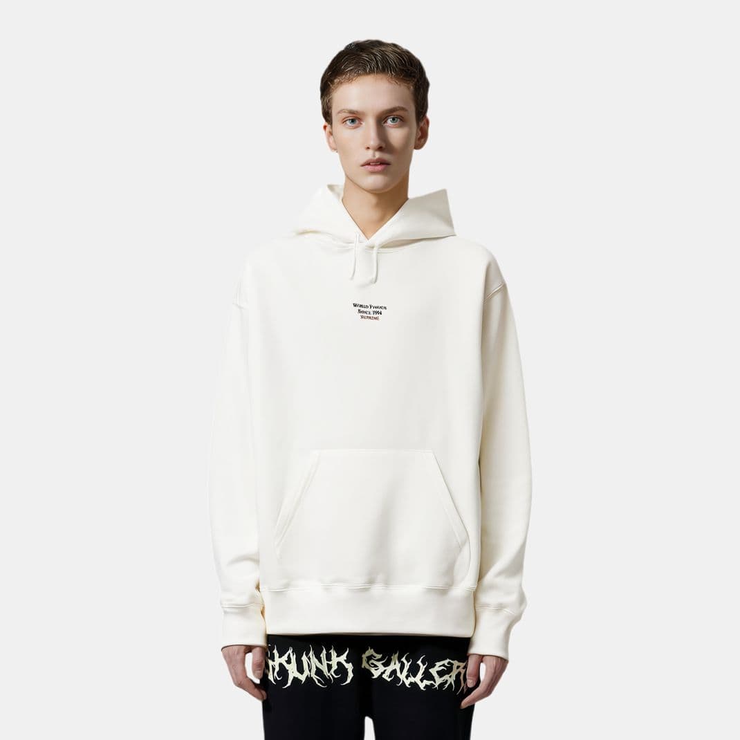 Кофта Supreme SS23 Week 4 WORLD FAMOUS MICRO HOODED SWEATSHIRT Logo - изображение 2