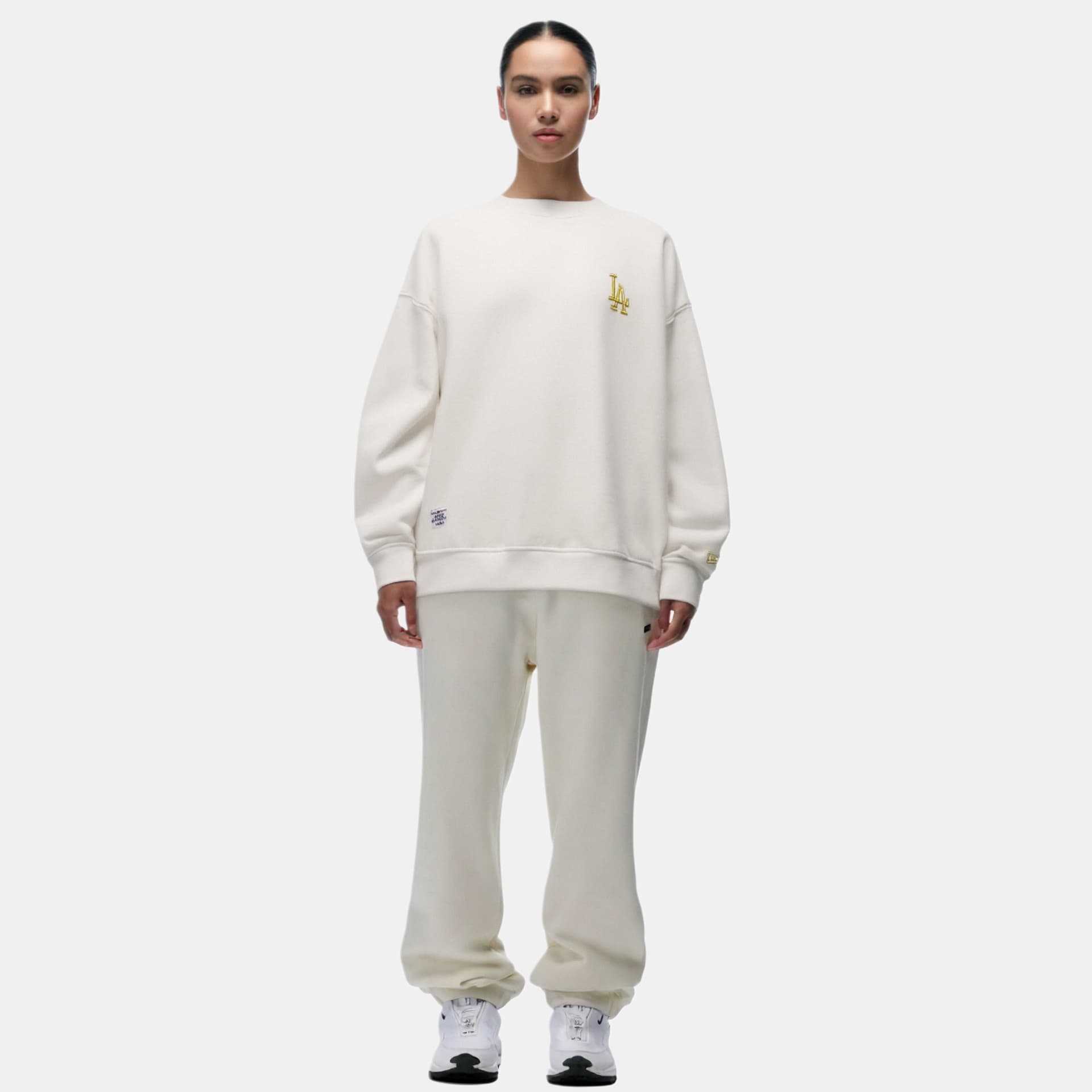 Кофта new era Американский Свитшот Унисекс Слоновая кость - изображение 3