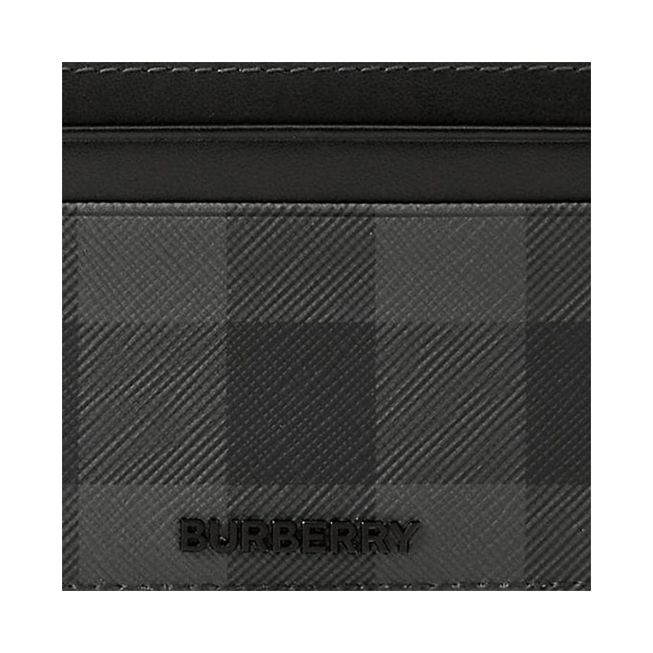 Картхолдер Burberry Футляр Для Карт В Клетку 4 Отделения Для Карт Отделение По Центру Вручную Прокрашенные Края - изображение 3