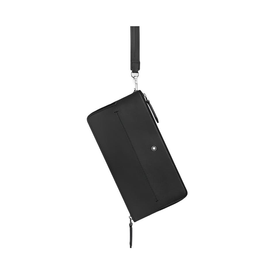 Портмоне MONTBLANC Коровья кожа Кошелек для монет Стандартный (Standard) Мужской Черный - изображение 2