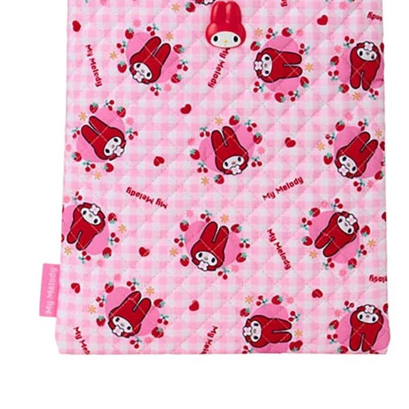 Сумка Sanrio My Melody Сумка-тоут с мультяшным рисунком из серии ретро-пэчворк, полиэстер, розовый - изображение 5