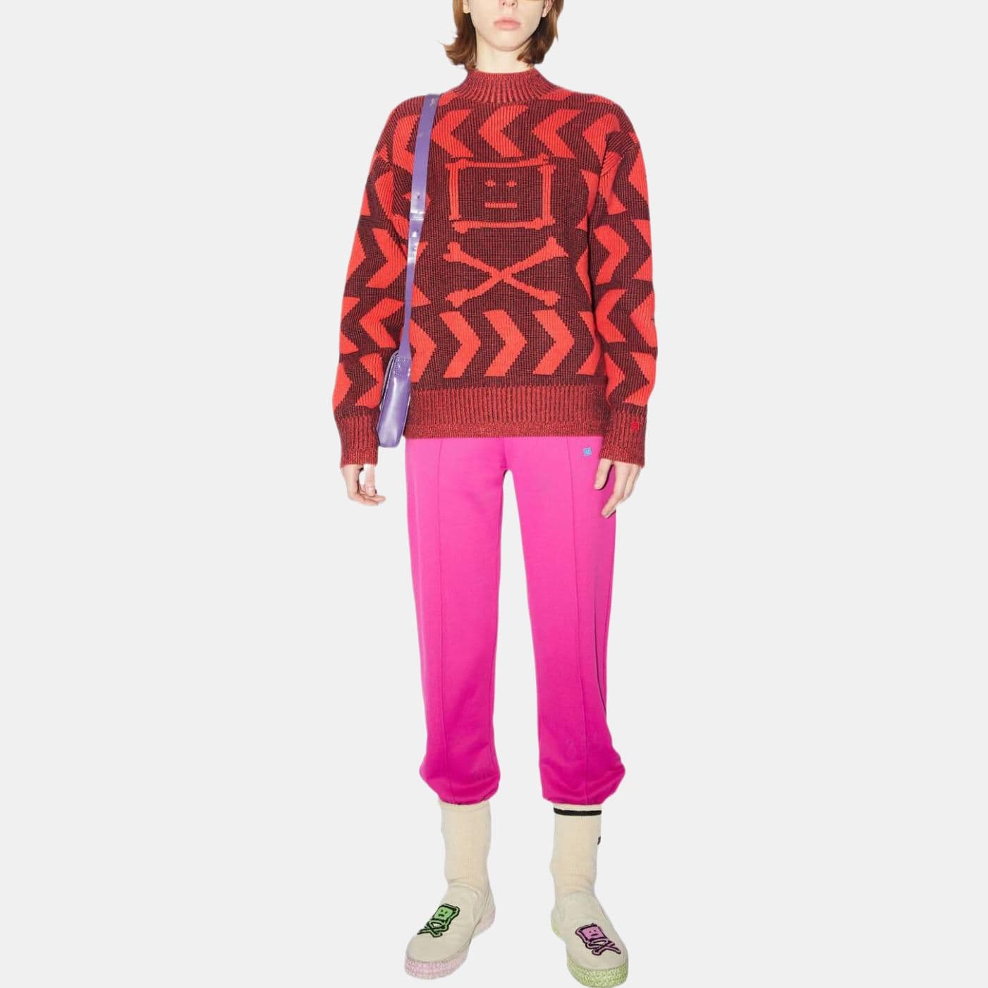 Кофта Acne Studios FW22 Face - изображение 3