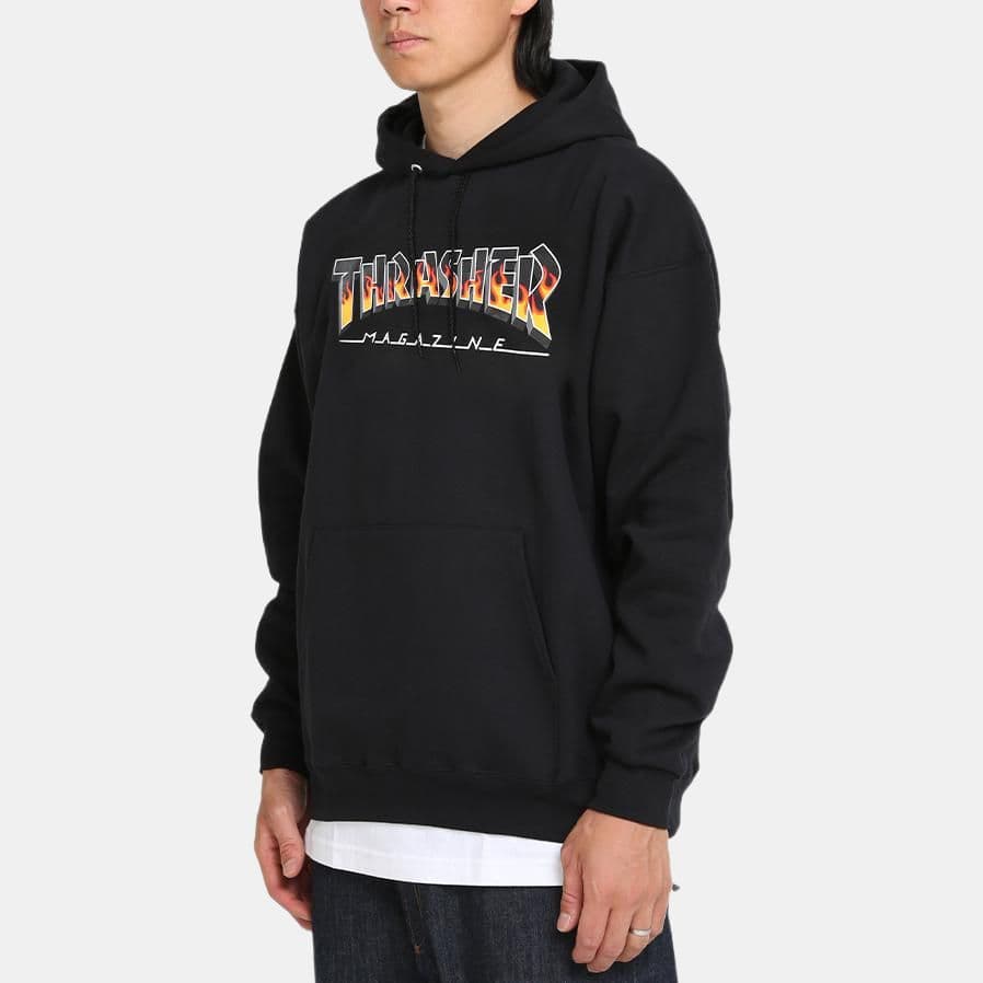 Худи Thrasher Hoodie Black - изображение 4