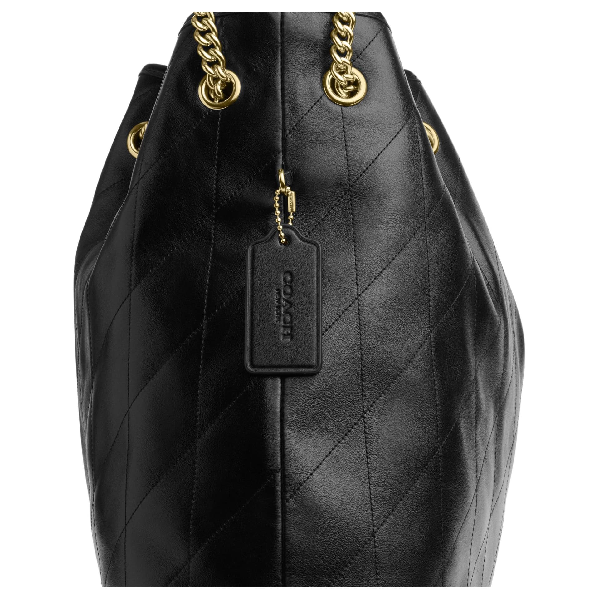 Мини-сумка COACH Сумка из коровьей кожи сумка через плечо большая женская черная - изображение 5