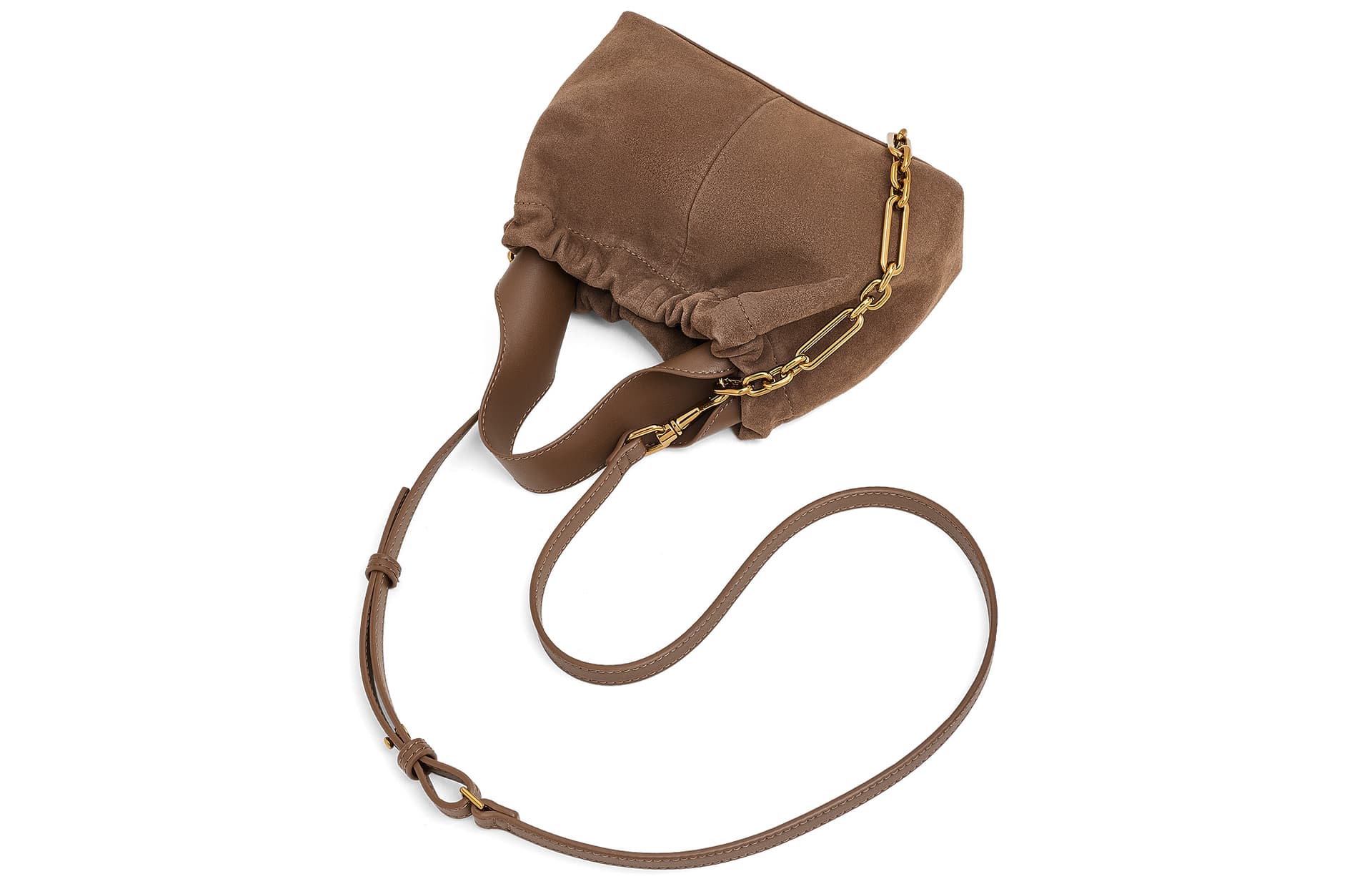 Сумка CHARLESKEITH ck Mocha BrownDeep Olive - изображение 3