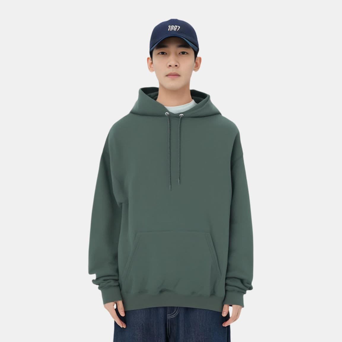 Худи Champion Hoodie Forest Green - изображение 3