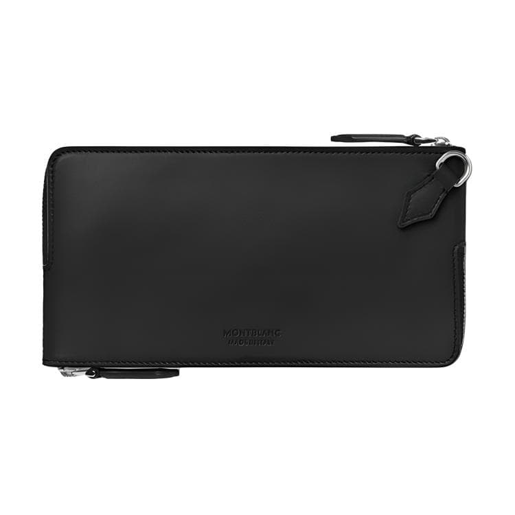 Портмоне MONTBLANC Коровья кожа Кошелек для монет Стандартный (Standard) Мужской Черный - изображение 4