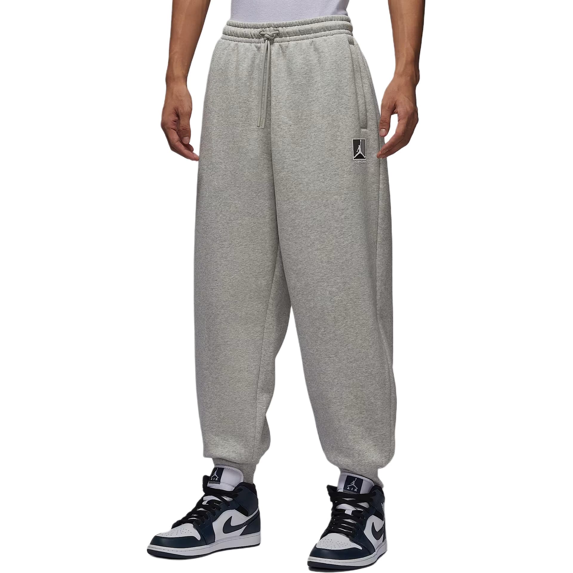 Штаны Jordan Brooklyn Fleece Удобные С флисовой подкладкой Кружево Вверх Эластичные манжеты Спортивные трикотажные штаны - изображение 1