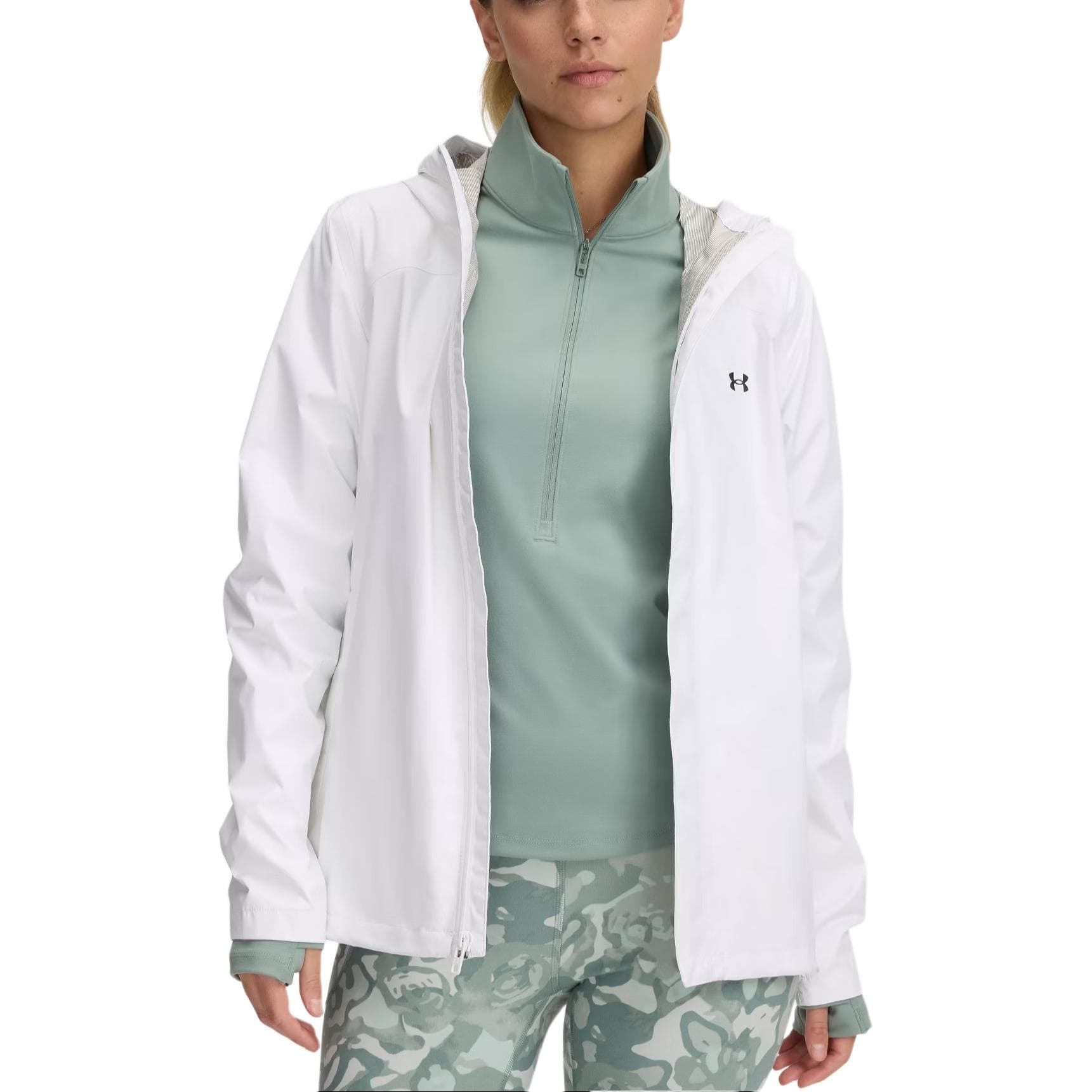 Куртка Under Armour Stormproof Куртка Женская Белая - изображение 3