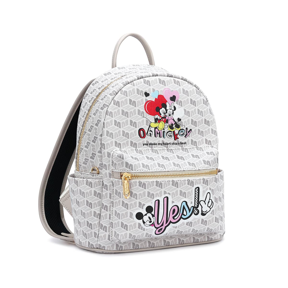 Рюкзак DISNEY MICKEY MOUSE ПВХ Рюкзак Женский Розовый Черный Серый - изображение 5