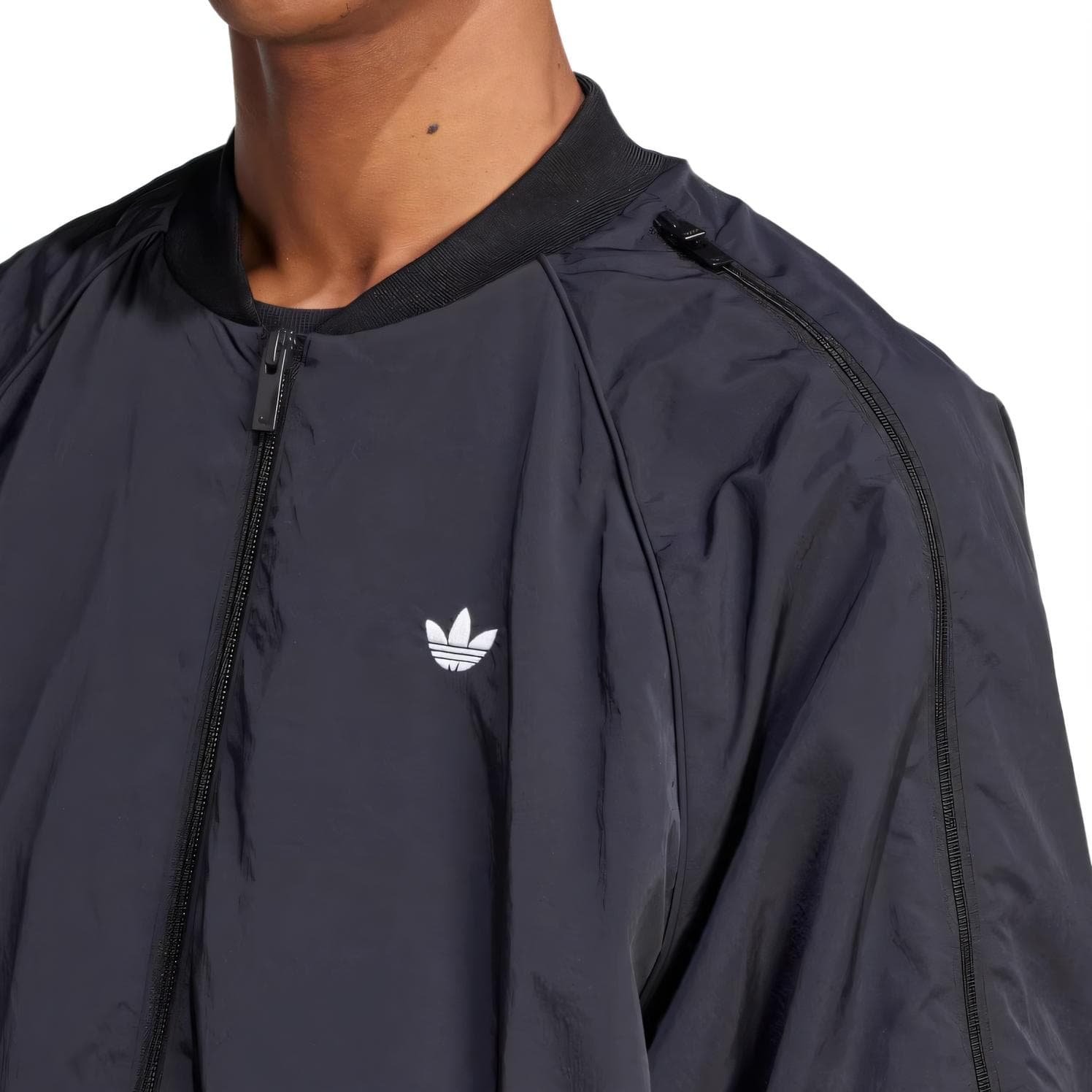 Куртка Adidas Originals ADILENIUMSUPERSTAR Куртка Мужская Черная - изображение 4