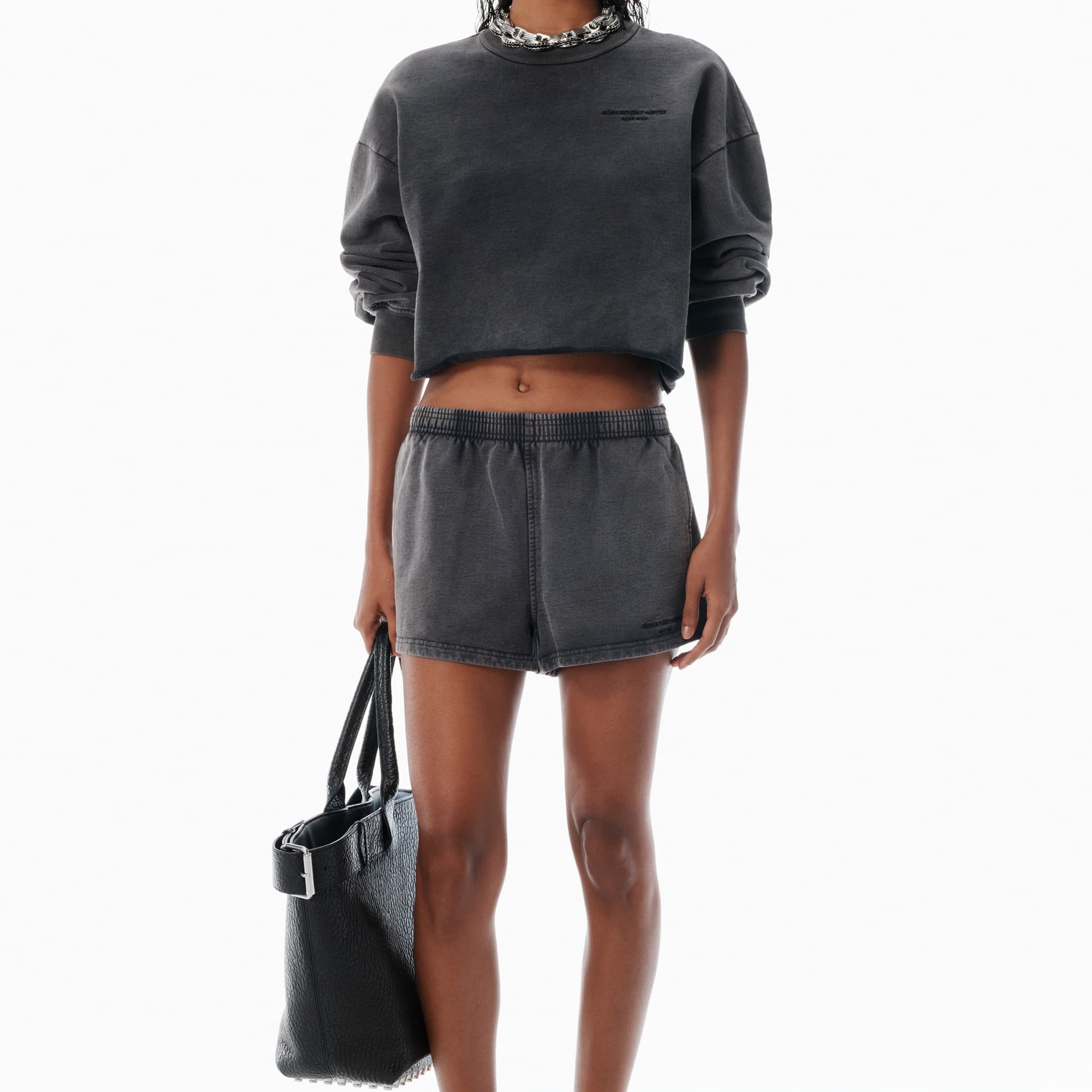 Шорты Alexander Wang FW25 Повседневные шорты Женские - изображение 4