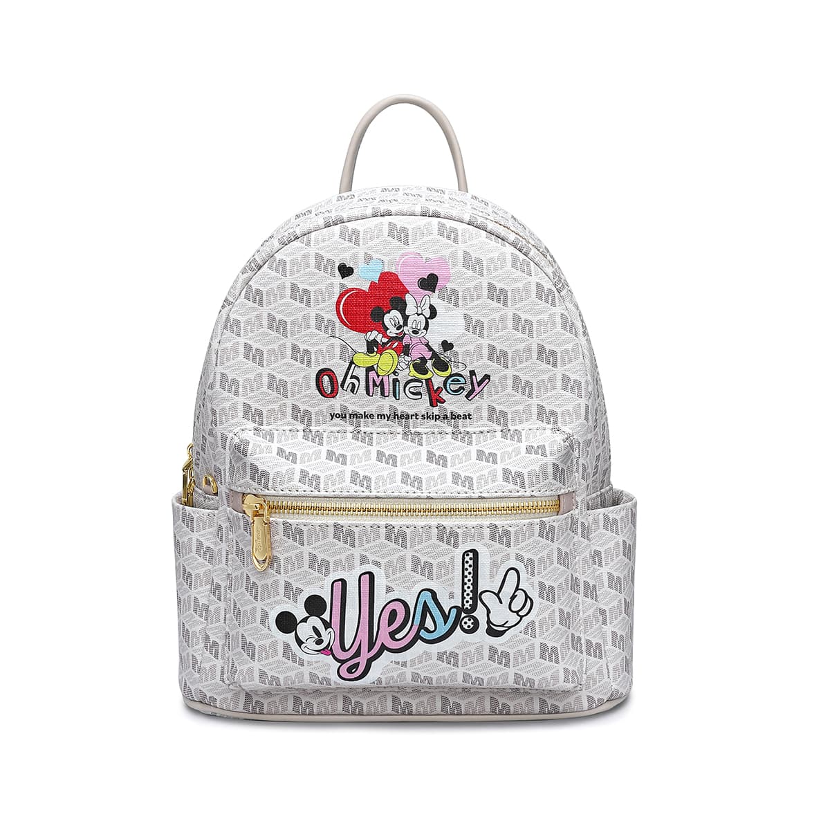 Рюкзак DISNEY MICKEY MOUSE ПВХ Рюкзак Женский Розовый Черный Серый - изображение 1
