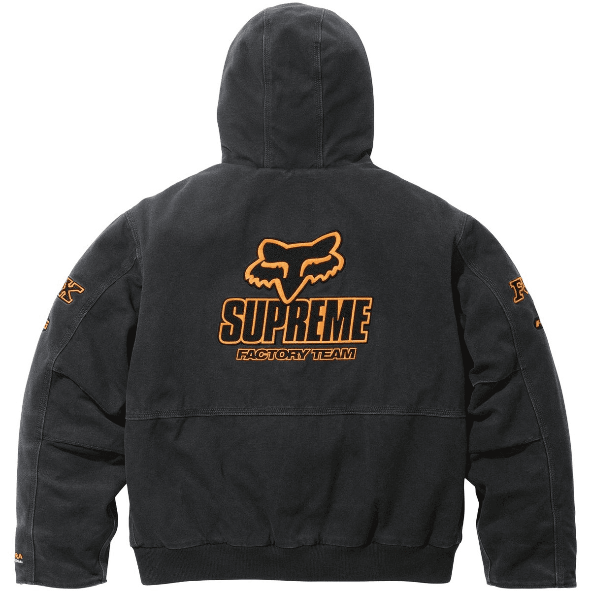Куртка Supreme X FOX RACING FW25 WEEK9 С капюшоном Рабочая куртка Куртки и пальто Унисекс - изображение 2