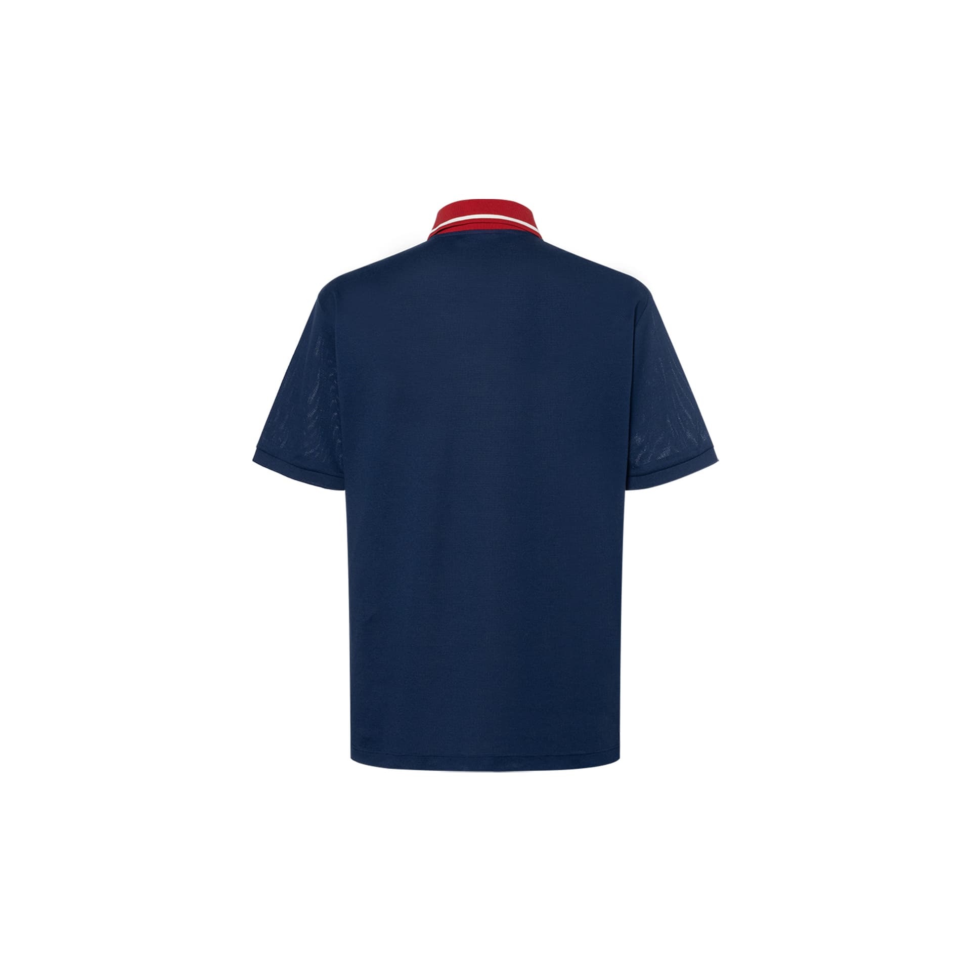 Поло GUCCI SS22 Embroidered Polo Shirt Navy - изображение 2