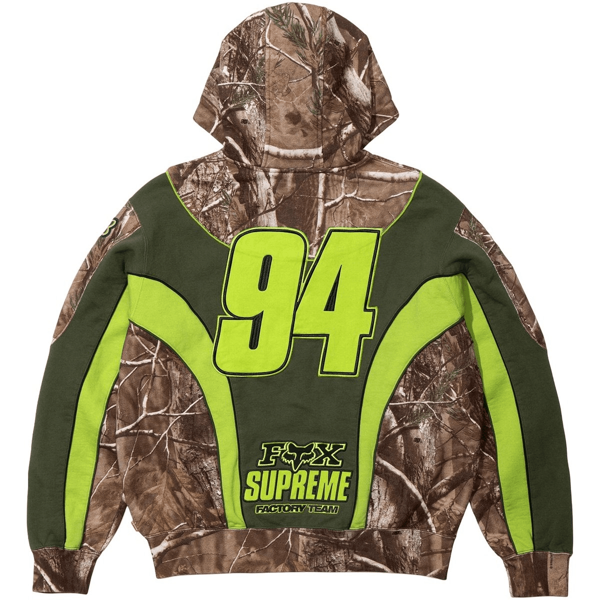 Худи Supreme X FOX RACING FW25 WEEK9 ZIP UP Толстовка с капюшоном Унисекс - изображение 2