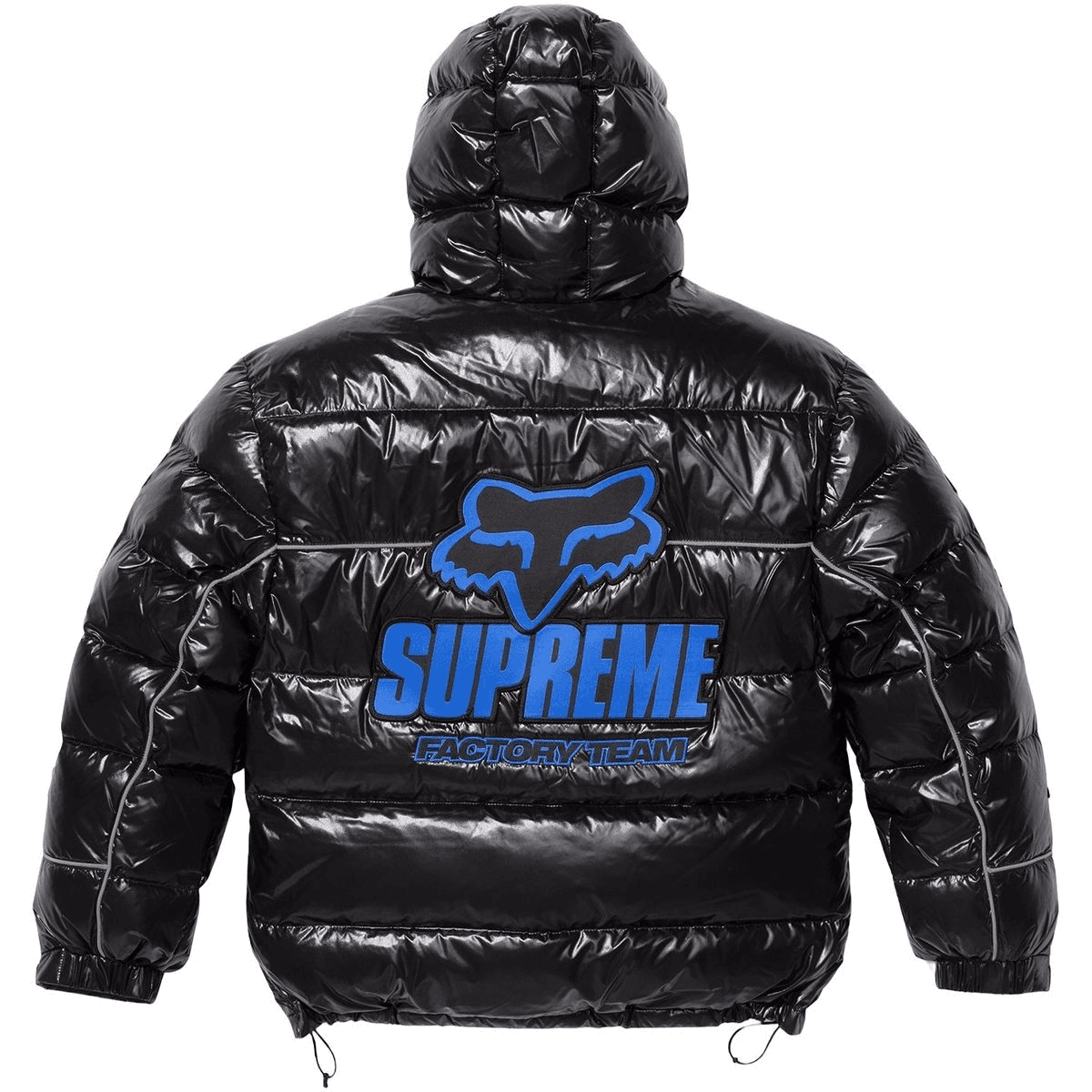 Куртка Supreme X FOX RACING FW25 WEEK9 Блестящая пуховая куртка унисекс - изображение 2