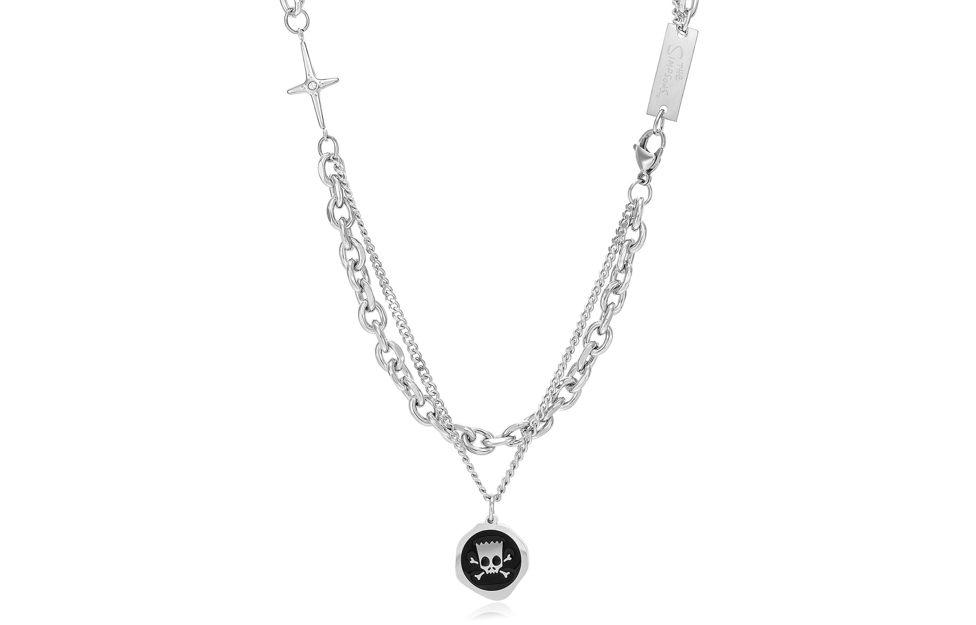 Ожерелье The Simpsons Titan Steel Necklaces Unisex Симпсоны Титановые Стальные Ожерелья Унисекс - изображение 1