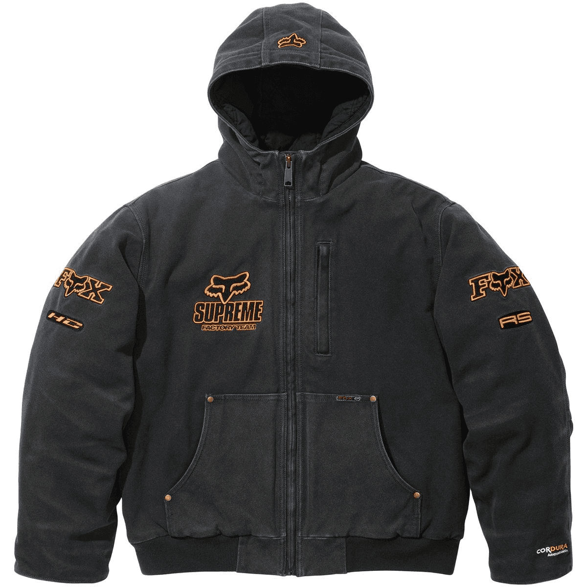 Куртка Supreme X FOX RACING FW25 WEEK9 С капюшоном Рабочая куртка Куртки и пальто Унисекс - изображение 1