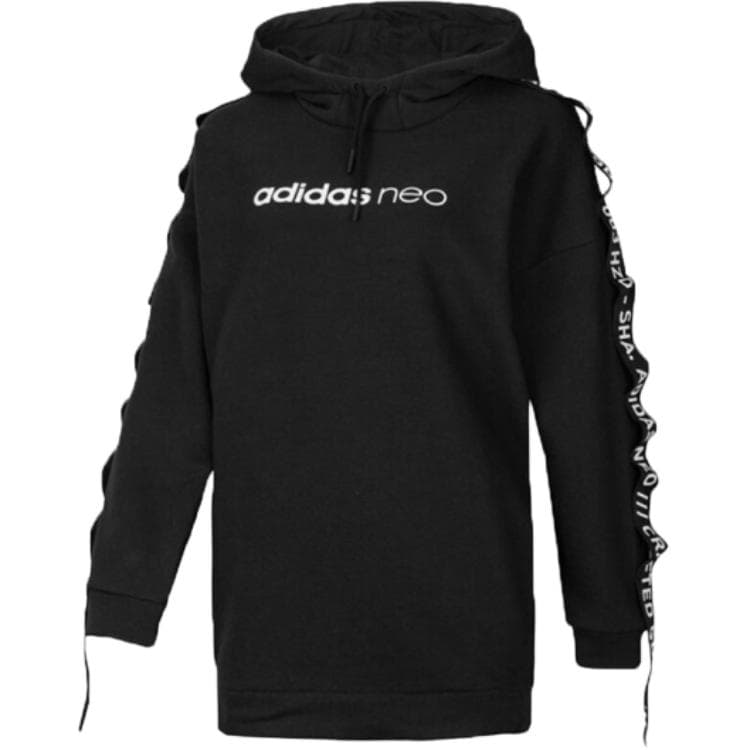 Худи Adidas Neo Толстовка Женское Черное - изображение 1