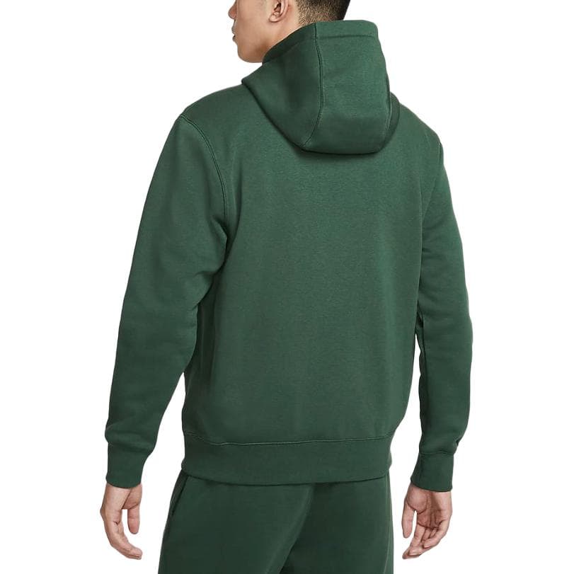Куртка Nike Sportswear Club Флис Удобный С манжетами Молния Открытая застежка (кардиган) С капюшоном Куртки Пальто Мужской - изображение 4