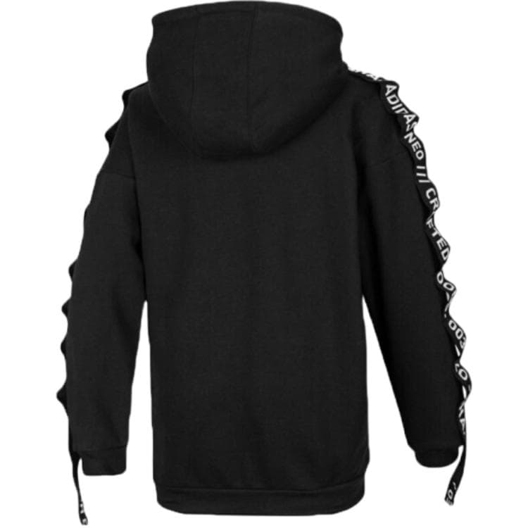 Худи Adidas Neo Толстовка Женское Черное - изображение 2