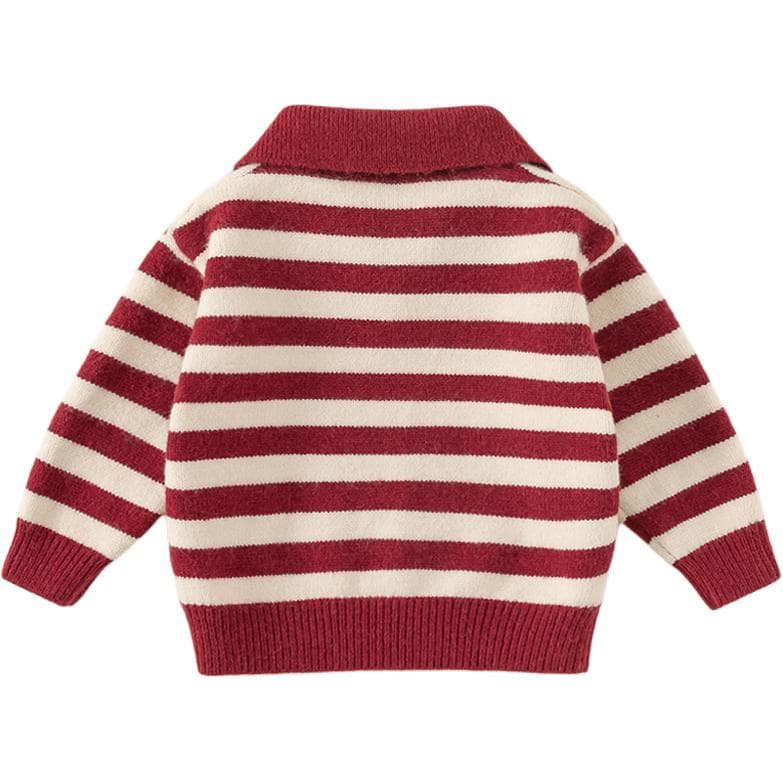 PIERRE CARDIN Бежевый с Красными Полосами KIDS Свитера - изображение 1
