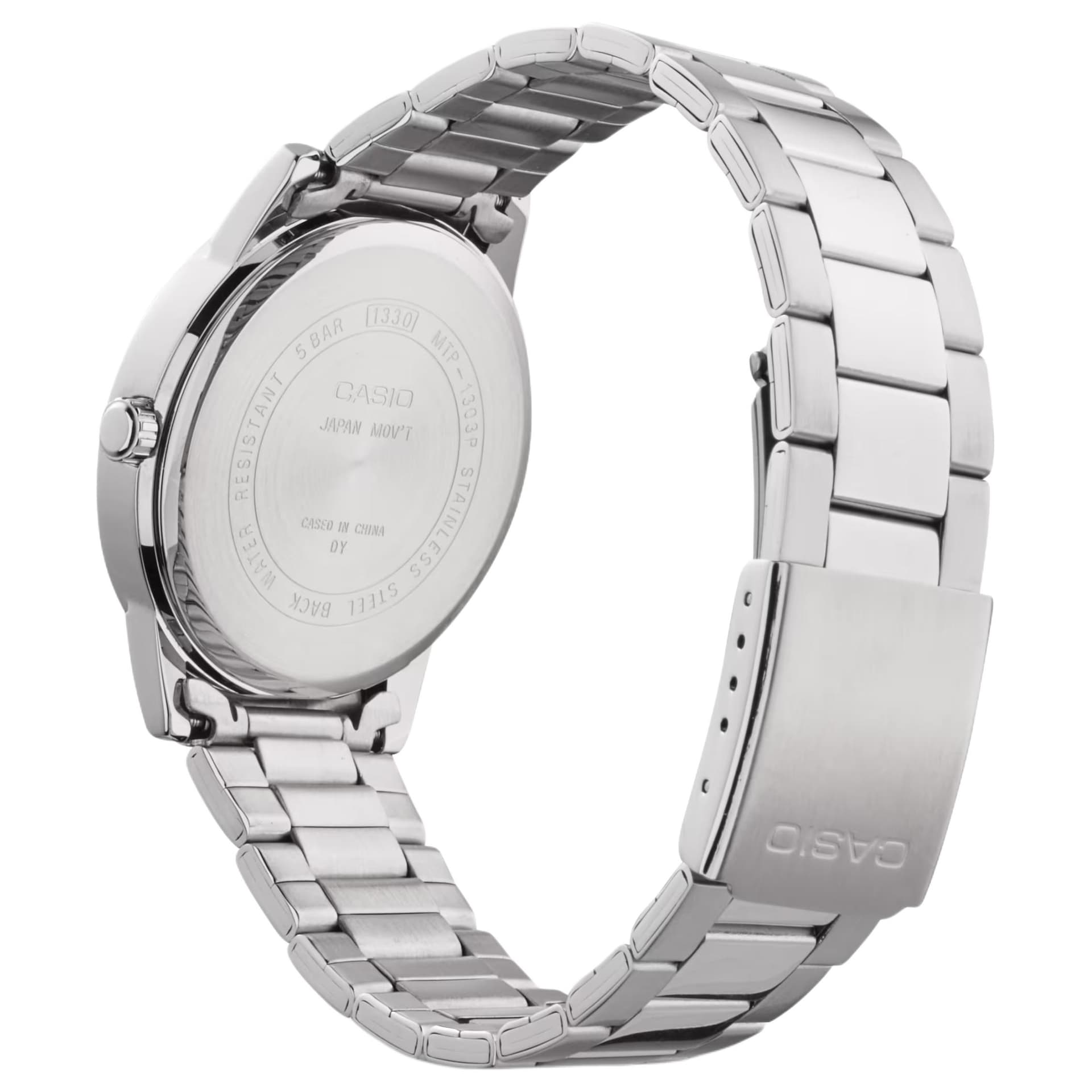 Часы CASIO Analog Collection Кварцевый механизм нержавеющий стальной ремешок мужские часы черный циферблат - изображение 4