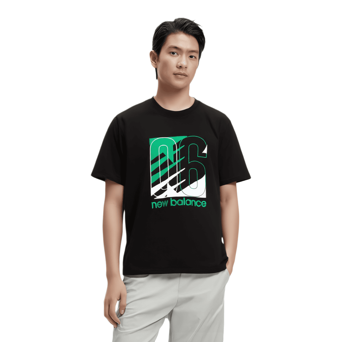 Футболка New Balance T-Shirt Мужской Черный - изображение 2