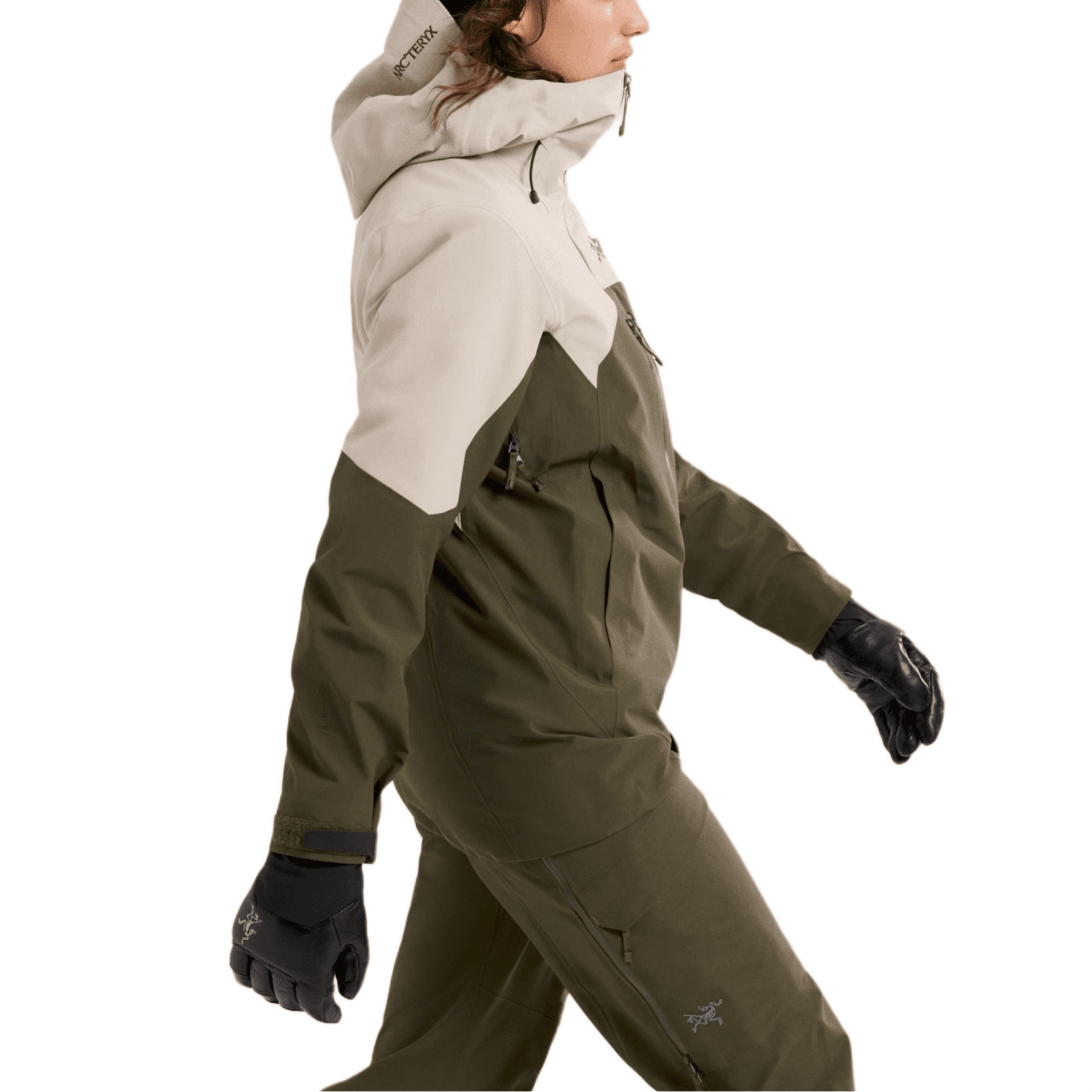 ARC'TERYX Rush Ветровка Женская Зеленая Абрикосовая - изображение 5