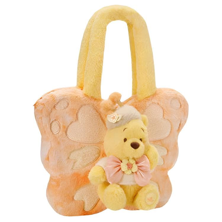 Мини-сумка Disney Butterfly Winnie The Pooh Ткань Плечевая Сумка Унисекс Разноцветная - изображение 2