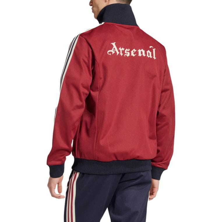 Куртка Adidas Originals ARSENAL X ADIDAS Куртки Пальто Мужской Элегантный Темный красновато-фиолетовый - изображение 2