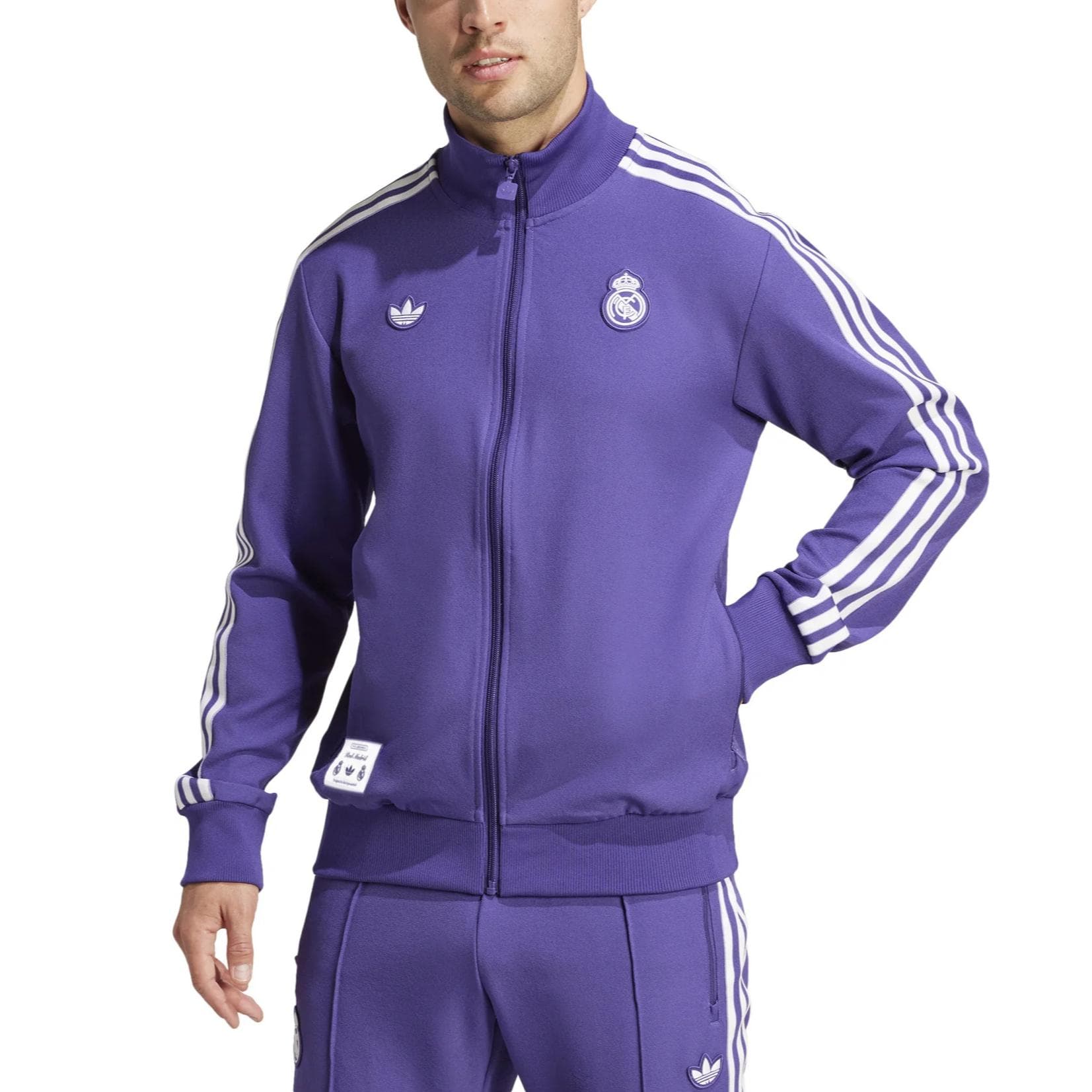 Куртка Adidas Originals HUANGJIAMADELI Куртки и Пальто Мужской Баклажаново-фиолетовый - изображение 4
