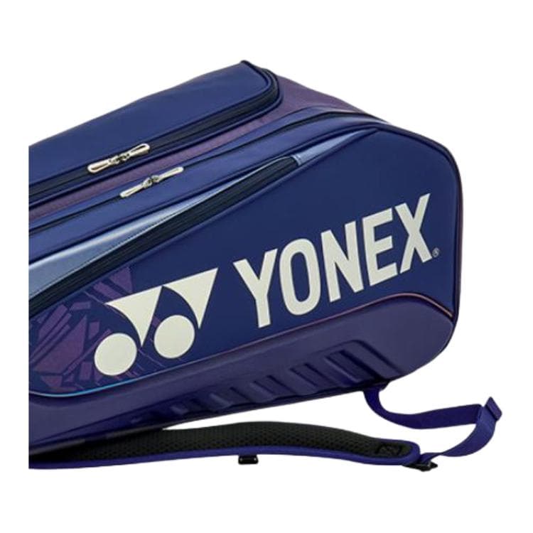 Спортивная сумка YONEX Искусственная кожа с текстильной спортивной сумкой стандартная (стандартная) унисекс темно-синий - изображение 3
