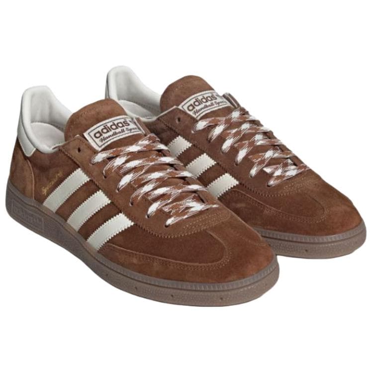Кроссовки Adidas Originals HANDBALL SPEZIAL Кожа Низкие Кеды Немецкой Армии (GAT) Унисекс Дикий Коричневый - изображение 3