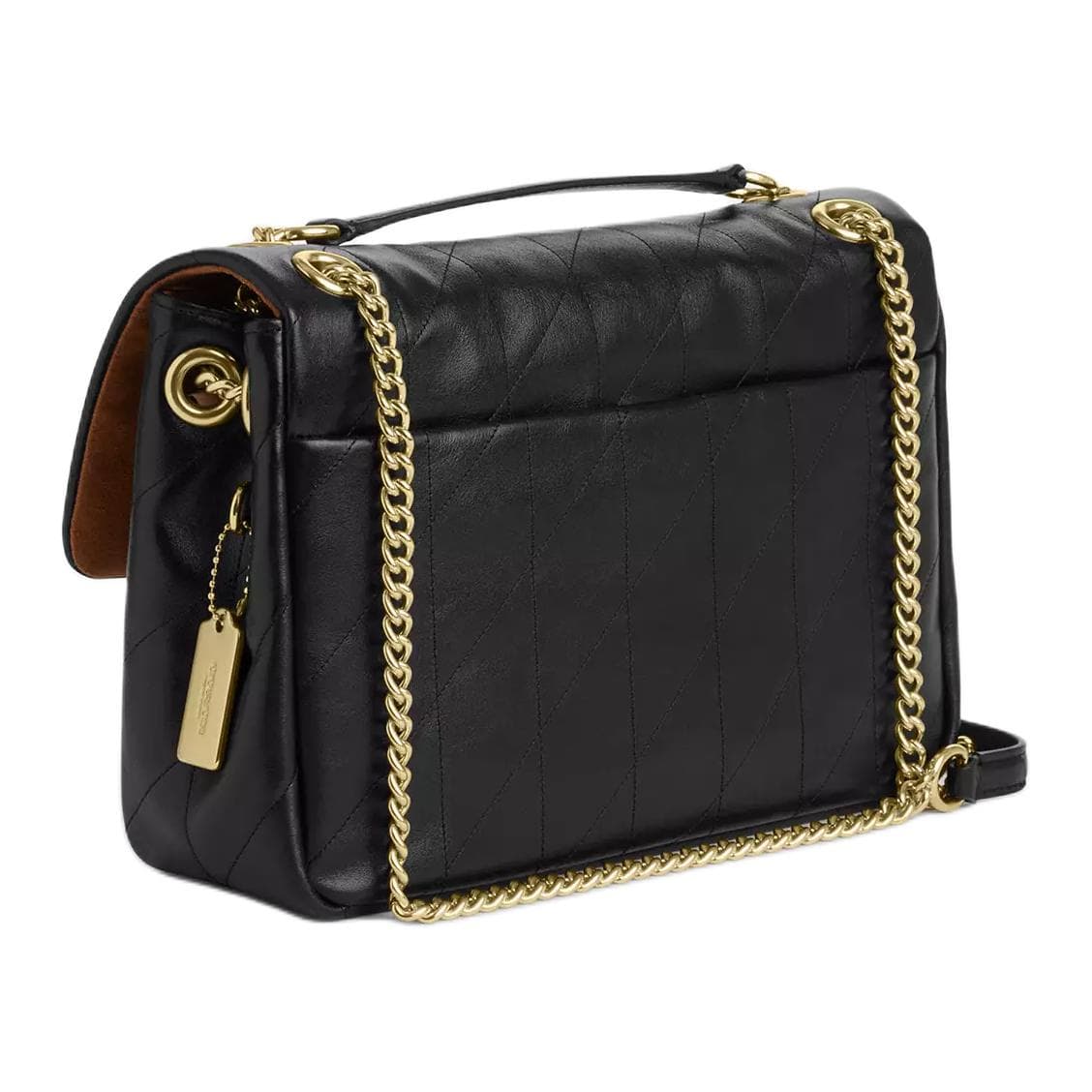 Сумка через плечо COACH Сумка через плечо из коровьей кожи большая женская сумка черная - изображение 2