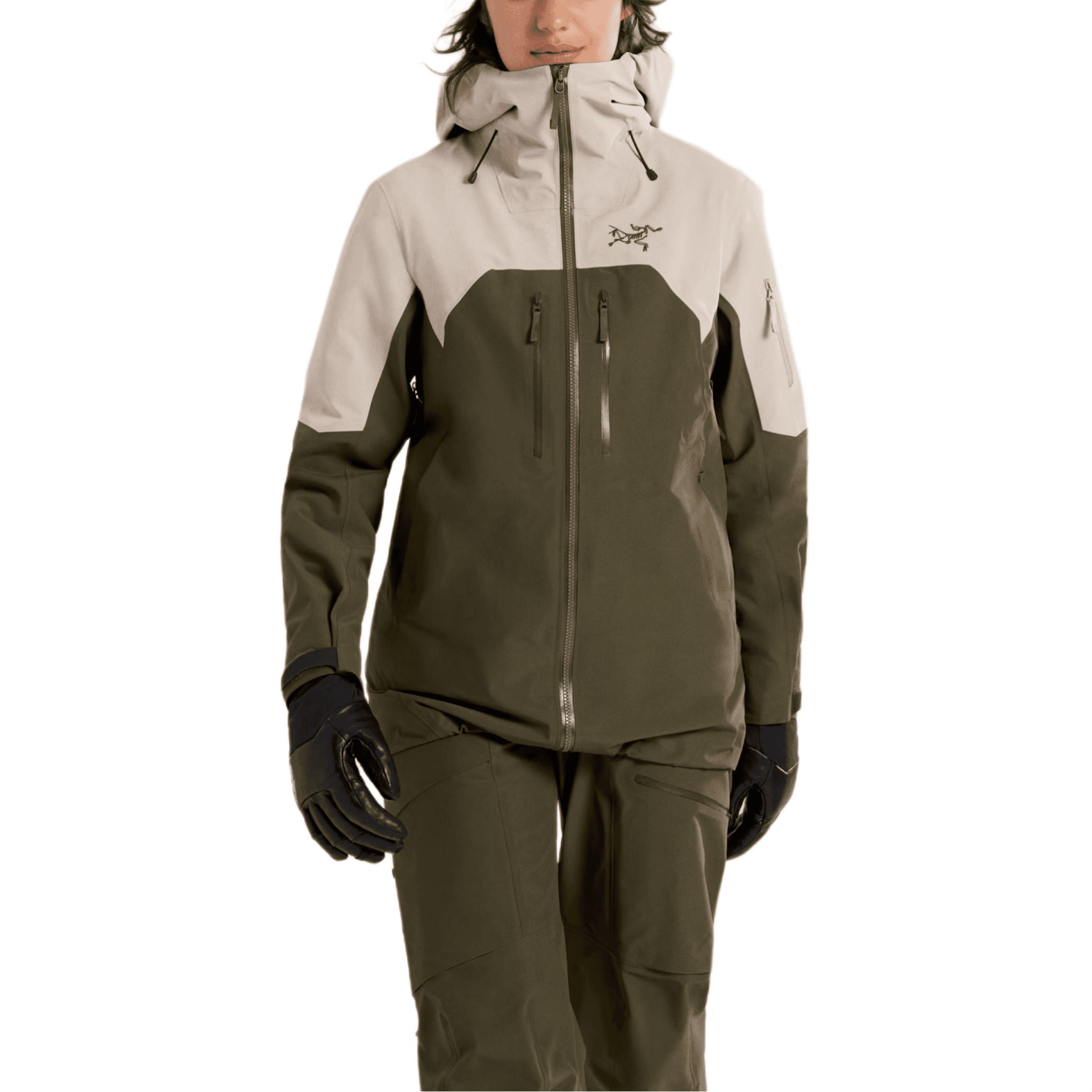 ARC'TERYX Rush Ветровка Женская Зеленая Абрикосовая - изображение 4