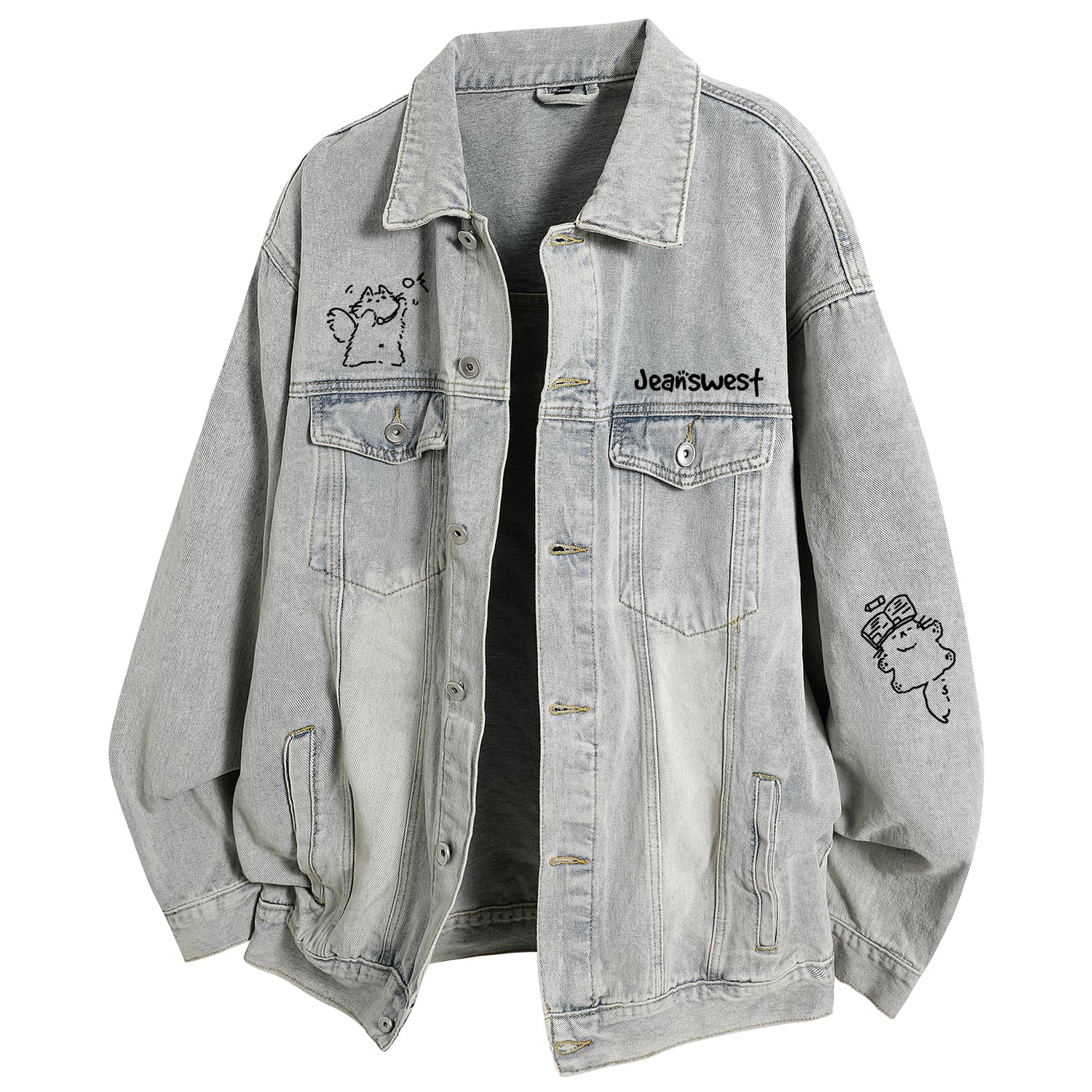 Джинсовая куртка JEANSWEST Унисекс Джинсовые Куртки - изображение 1