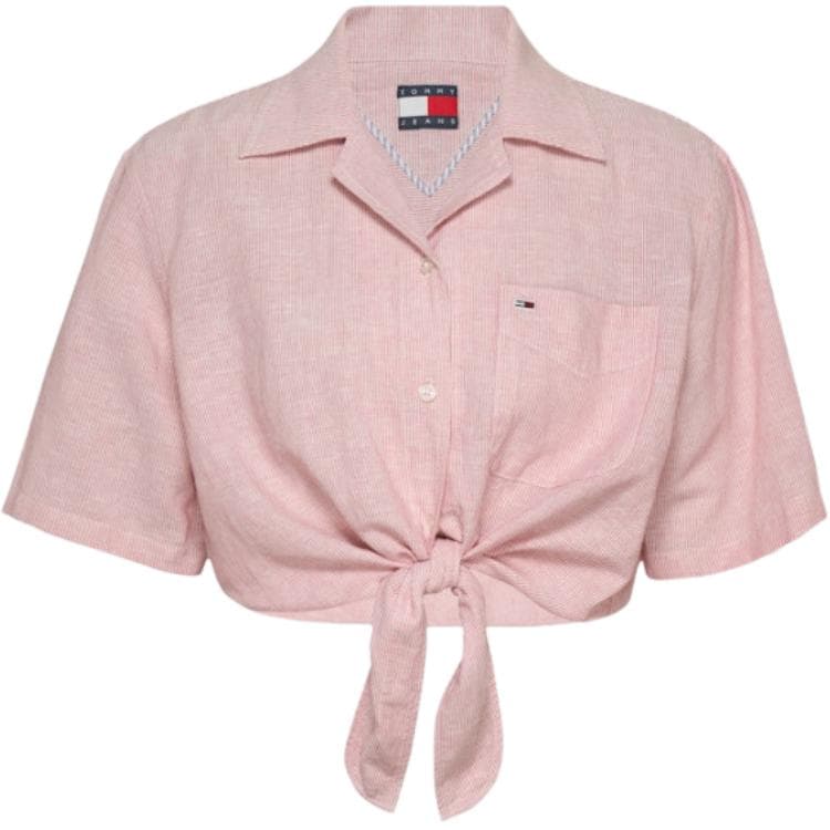 Блузка Tommy Hilfiger Розовые Женские Рубашки - изображение 1