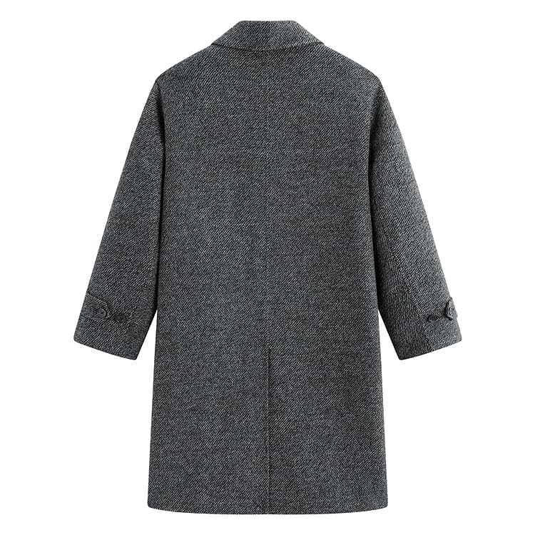 Пальто PEACEBIRD MEN Neutral Gray 1 Мужское Пальто - изображение 2