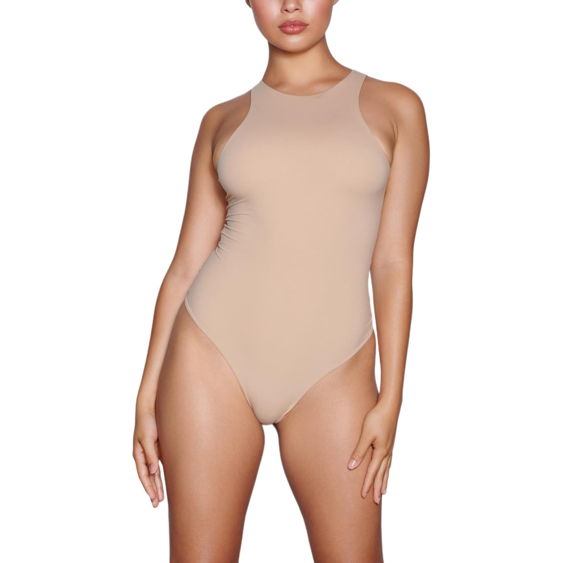 SKIMS FITS EVERYBODY Высокий Воротник Комбинезон BODYSUIT Женский - изображение 2