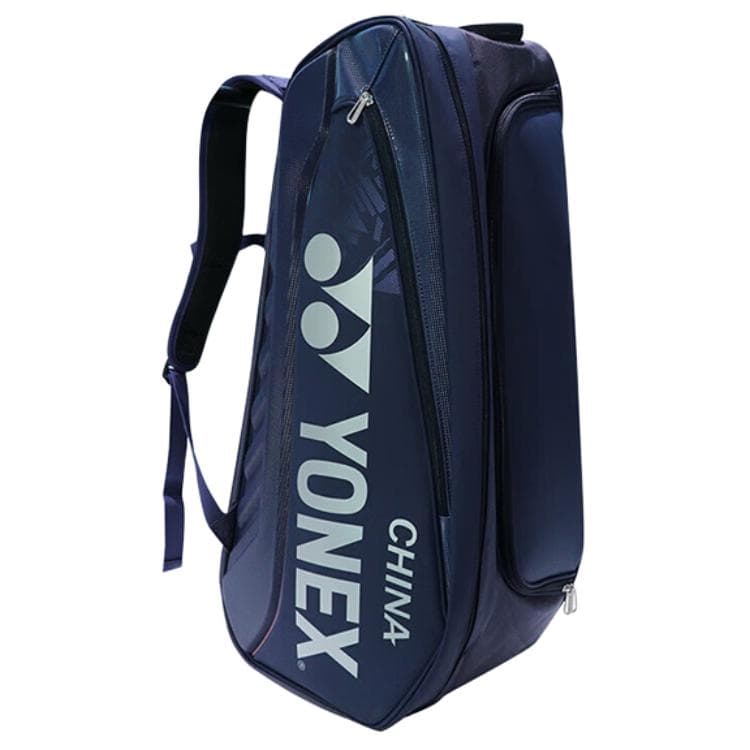 Спортивная сумка YONEX Искусственная кожа с текстильной спортивной сумкой стандартная (стандартная) унисекс темно-синий - изображение 5
