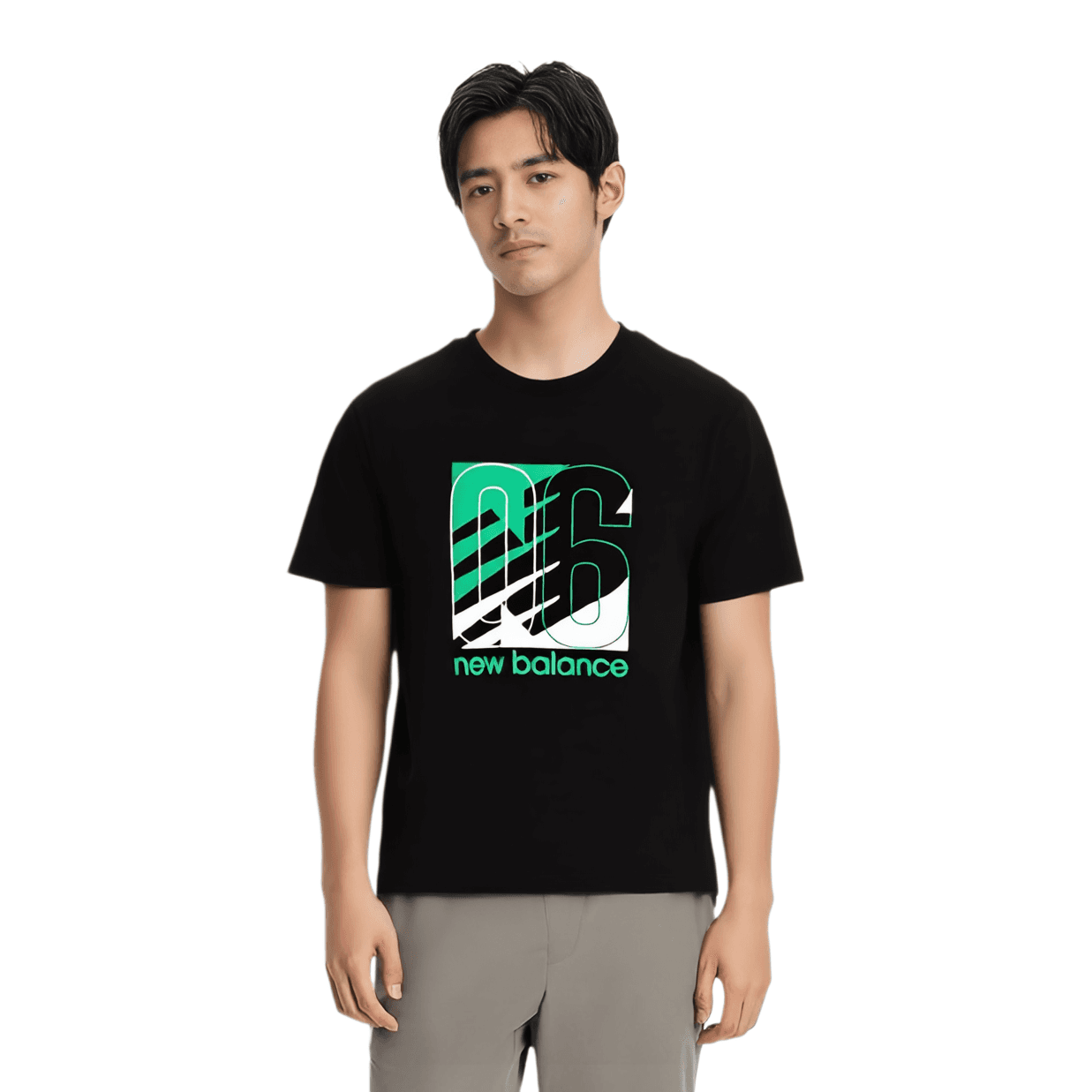Футболка New Balance T-Shirt Мужской Черный - изображение 3