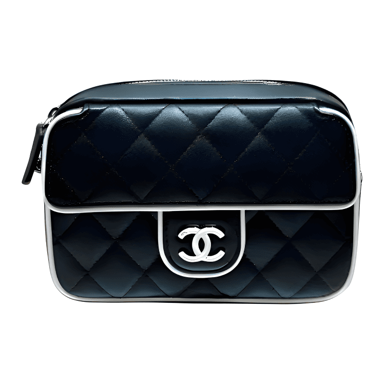 Сумка через плечо CHANEL 25P Small Lambskin Chain Bag Black - изображение 1