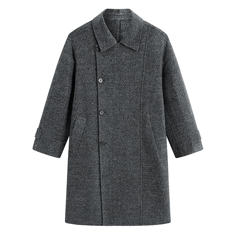 Пальто PEACEBIRD MEN Neutral Gray 1 Мужское Пальто - изображение 1