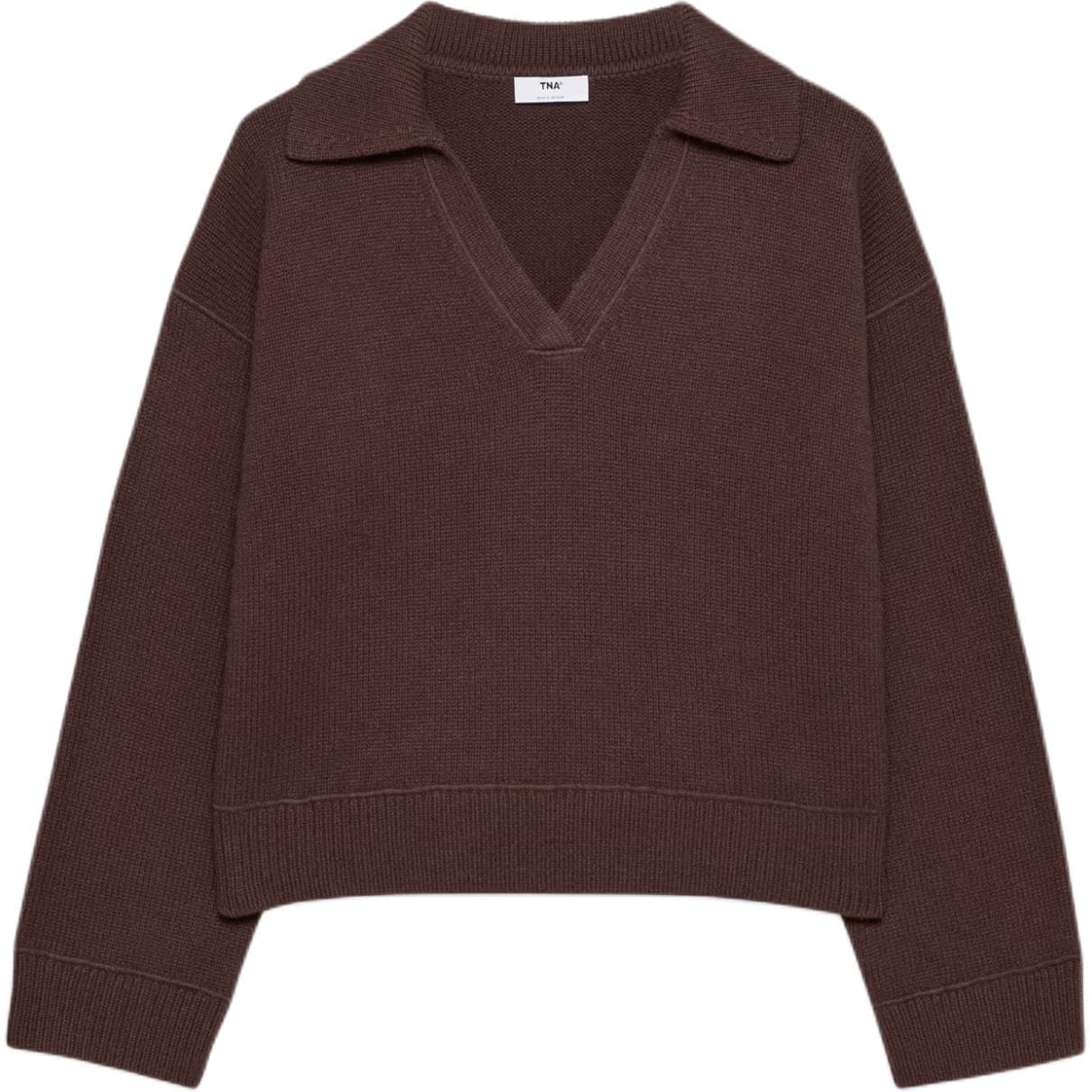 Кардиган Aritzia FW25 Стрелочный Поло Свитер Женские - изображение 1