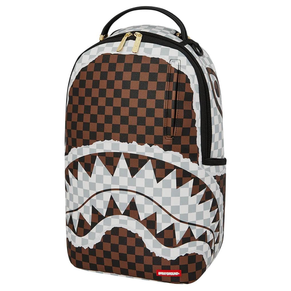 Рюкзак SPRAYGROUND Рюкзак из искусственной кожи унисекс белый и коричневый - изображение 3