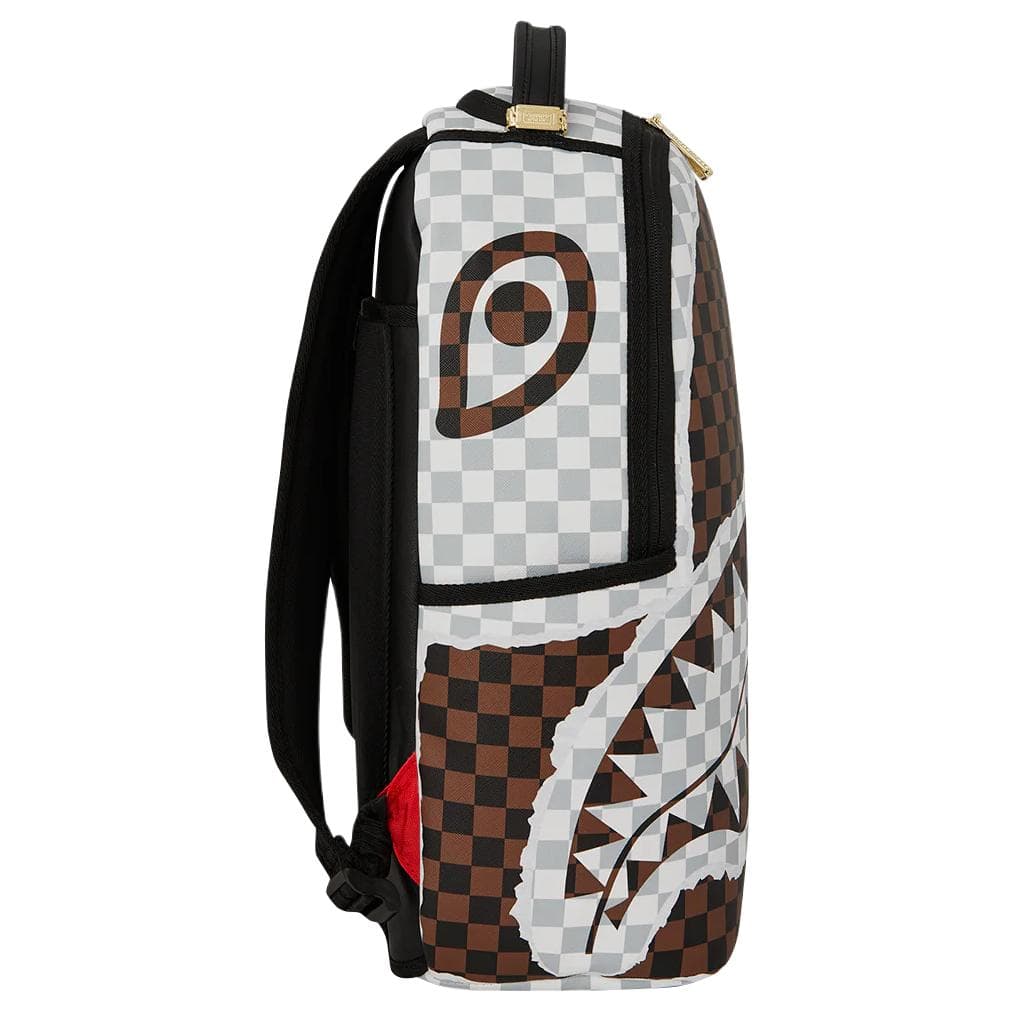 Рюкзак SPRAYGROUND Рюкзак из искусственной кожи унисекс белый и коричневый - изображение 4