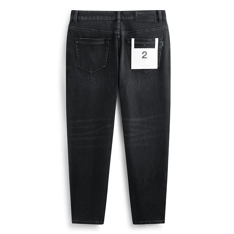 Штаны PEACEBIRD MEN Denim Черный 1 Мужские Джинсы - изображение 2